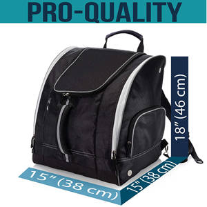 Muestra gratis China de alta calidad 55L Ski Snowboard Boot Mochila de viaje con compartimento para casco con fondo externo impermeable - Product Image 6