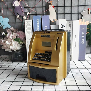 Caja de monedas de juguetes para niños cajero automático de voz decoración del hogar mayoristas hucha cajero automático - Product Image 3