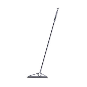 Custom Made Silicone Floor Squeegee For Home Bathrooms And <b>Toilets</b> With Stainless Steel <b>Handle</b> White Color T19A Sorbonne - Product Image 1