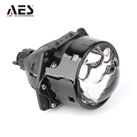 AES 80W Triple Laser Top Luminosité High Beam 3 "UX-3 Bi Led Projecteur Lentille pour Voiture Conduite Lumière 6000K H4 Led Phare