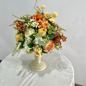 Nouveau 30 <span class=keywords><strong>cm</strong></span> <span class=keywords><strong>boule</strong></span> de fleurs de style européen tables à manger de mariage chandeliers vases décoratifs pièce maîtresse de mariage acrylique <span class=keywords><strong>boule</strong></span> de fleur - Product Image 4