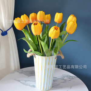 Fleur de tulipe artificielle 30cm-100cm pour décoration de maison et de mariage - Product Image 1