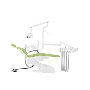 Sala VIP de clínica Dental, lámparas dobles con Sensor LED de lujo, unidad Dental, silla dental multifuncional portátil para clínica