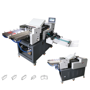 A3 Hochgeschwindigkeit 130 m/Min. Berührungsbildschirm-Luftsächsalmatur automatische Papier-Kreuzfalttüte 4 Kamm + 1 Messer - Product Image 1