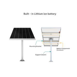 ระบบโซลาร์เซลล์ออลอินวัน SunPole MPPT ลิเธียมไอออน 48V 100A 200A 6KW โมโนคริสตัลไลน์ ติดตั้งระเบียง ระบบออฟกริด รับประกัน 2 ปี - Product Image 4