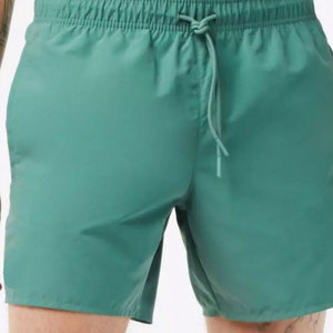 กางเกงว่ายน้ำชายแห้งเร็ว กางเกงชายหาดพิมพ์ลายโลโก้ด้านหน้า กางเกงว่ายน้ำตาข่าย กางเกงว่ายน้ำโลโก้สั่งทำ ชุดว่ายน้ำชายหาด - Product Image 3