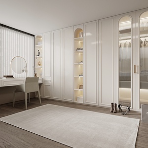 Gabinete de almacenamiento de librería sólida de diseño personalizado para sala de estar y dormitorio gabinetes de cocina decorativos a prueba de polvo - Product Image 5