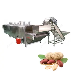 Longer Soybean Continuous Roaster Automatic Fox Nut Walnut Machinery Gas Nut Roasting Machine In Chine
