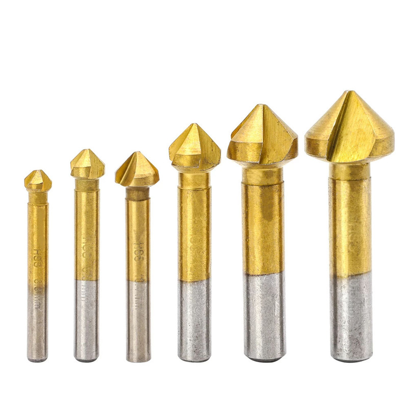 23Pcs Woodworking Chamfer Drilling Tool Countersink