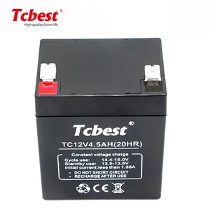 Hoge Kwaliteit Groothandel TC12120 Batterij 12V 12AH Zonnepaneel Deep Cycle Batterij Oplaadbare Lood-zuur Batterij