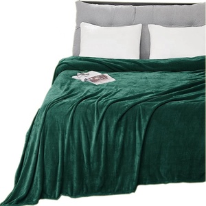 Soft Lightweight <strong>king</strong> <strong>Size</strong> Rolled Flannel Fleece Bed <strong>Throw</strong> Blanket - Product Image 3