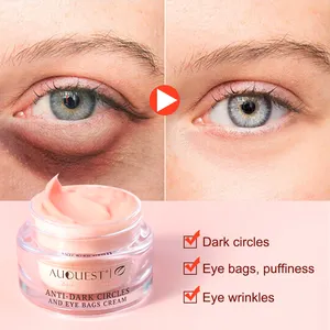 Custom Logo Organic Caffeine Anti-Dark Circles Eye Bags Removeal Eye Cream