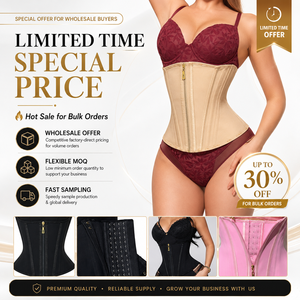 LANGQIN Women's Breathable <b>Latex</b> Waist Trainer Corset Belly Cincher with Tummy Control Bustier Shapewear Slimming Workout Girdle - Product Image 3
