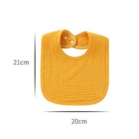 Service OEM personnalisé Bavoirs pour bébé imprimés en coton mousseline Antibactérien Doux Respirant Lavable 20x21cm