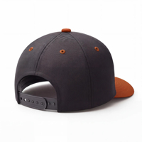 Sombrero de algodón de dos tonos de cinco paneles de alta calidad personalizado al por mayor, gorra de béisbol para deportes al aire libre para hombres y mujeres con logotipo bordado personalizado