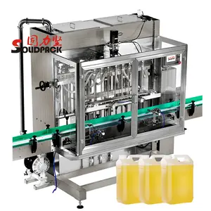 Solidpack Good Quality Automatic PET Bottle Car Window Care Washing Liquid Filling Machine Piston