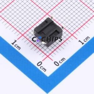 TS110416060 Tactile Switch SMD-4P,6x6mm Switch Single Pole Single Throw Round Button 1.6N 6mm - Product Image 2