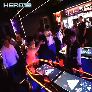 HEROVR Exclusivo Soporte Móvil de Acero Inoxidable con LED de 16 Colores y Diseño Modular para Campeonato de Beer Pong - Product Image 2