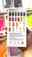 Coque de téléphone portable magnétique en silicone avec béquille populaire pour iPhone 18 17 16 Pro Max, protection d'objectif couleur unie, coque arrière
