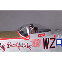 Fms P51 Mustang V2 Grande Belle Poupée RC Avion 4CH 800mm (31.5 ") Envergure Télécommande Warbird PNP Avec Reflex V3
