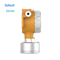 Détecteur de gaz en ligne haute précision Safewill avec vanne d'arrêt, certifié CE, haute précision 3% FS, alarme sonore et lumineuse ES10H pour gaz CO/H2S/O2