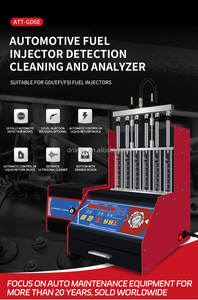Instrumento de Limpeza e Teste de Injetores de Combustível GDI ATT-GD6E / Equipamento Multifuncional de Limpeza Totalmente Automático para Injetores GDI - Product Image 3