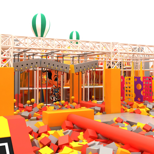 Parco Giochi al Coperto a Tema Circo di 4500m², Set di Scivoli Personalizzati per Bambini, Attrezzature Commerciali per Giochi Morbidi - Product Image 3