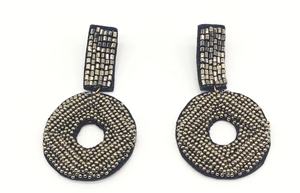 Cromo plata bohemia de cuentas de la Declaración gota círculo tradicional de las mujeres pendientes de la joyería regalo especialmente para venta al por mayor de Navidad - Product Image 2