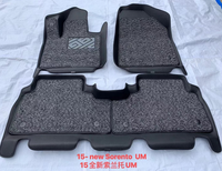 Tapis de sol de voiture en Pvc 5d pressés à chaud, tapis spécial de haute qualité pour Renault Logan, 3mm