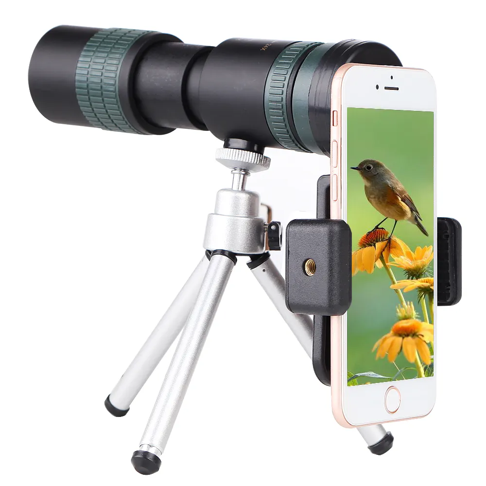 M082430BRT Zoom high quality long range hunting monocular mobile phone telescope