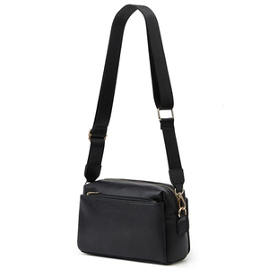 Bolso cruzado elegante y atemporal, 100% de cuero genuino para mujer, ligero, duradero, material suave, moderno y práctico - Product Image 5