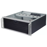 Nouvelle conception, boîtier de serveur industriel 4U de 19 pouces, montable en rack, avec 8 emplacements PCIE, prise en charge du refroidissement par eau EATX