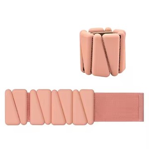 Dajiang Umwelt freundliches Silikon Eisen 2lb verstellbare Hakens ch laufe Unisex Yoga Fitness Sport Gewicht Armband Armband Dreieck Form - Product Image 5