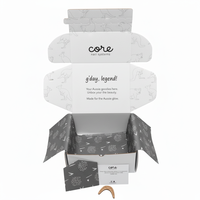Boîtes d'emballage en papier pour colis de parfum de luxe AU, petites, blanches, personnalisées avec logo, pour coffret cadeau