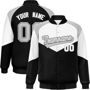 Custom High Quality <b>Men's</b> <b>Varsity</b> Letterman <b>Jacket</b> Sublimated Patchwork <b>Bomber</b> <b>Jacket</b> Team Name Embroidery Streetwear Outerwear - Product Image 2