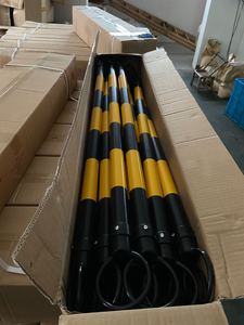 2.2m 3m PVC Retractable <strong>Collapsible</strong> Plastic Traffic <strong>Cone</strong> Connect Bars Extendable Barrier