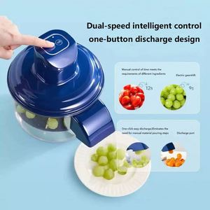 Coupe-fruits et légumes électrique très vendu avec lame en acier inoxydable, gain de temps, efficace, facile à nettoyer, pour usage domestique - Product Image 1