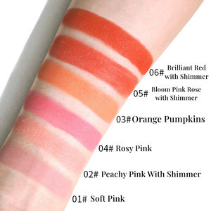 <span class=keywords><strong>Paleta</strong></span> <span class=keywords><strong>de</strong></span> Rubor en Crema con Logotipo Personalizado, Precio al por Mayor, Marca Privada, Forma <span class=keywords><strong>de</strong></span> Corazón - Product Image 4