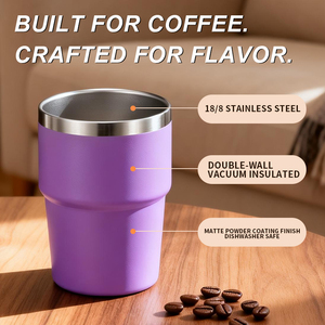 New <strong>Personalised</strong> 16oz Stainless Steel Insulated <strong>Travel</strong> Coffee Mug Cold Coffee <strong>Cup</strong> With Custom logo - Product Image 2