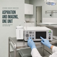 Station de travail d'endoscopie vétérinaire, système d'endoscopie animale, tour vétérinaire, caméra, source lumineuse, moniteur, instruments chirurgicaux en acier inoxydable