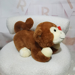 Peluches : Chiot, petit singe, cochon, tigre, jouets en peluche, styles variés et mignons, adaptés aux garçons et aux filles comme cadeaux de vacances - Product Image 3