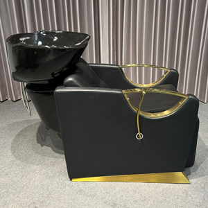 Fauteuil de lavage capillaire à jet d'eau rapide pour salon de coiffure, lit de lavage capillaire à jet d'eau, chaise européenne pratique - Product Image 2