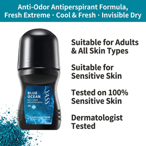 Deodorante Stick Blue Ocean Unisex Anti-Odore Antitraspirante 50g Protezione Duratura 48H Fresco e Rinfrescante per Pelle Sensibile Profumato - Product Image 2