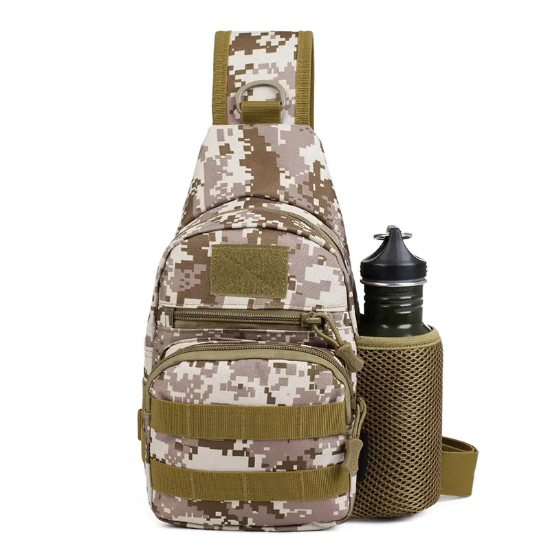 Men Chest Bag High Quality Mens Bags Chest Shoulder Custom Tactical Chest Bag With Usb Charging