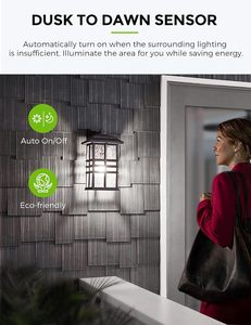 <span class=keywords><strong>Ampoule</strong></span> LED 9W avec capteur <span class=keywords><strong>de</strong></span> lumière photocellule, culot E27 E26, énergie, crépuscule à l'aube, intérieur extérieur, véranda, garage, allée, ampoules LED - Product Image 6