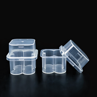 Boîte d'emballage protectrice pour flacons en plastique de 3 ml et flacons-seringues de 4 pièces avec stockage sécurisé et transport en toute sécurité