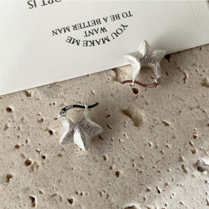S925 Sterling Silver Star Stud <b>Earrings</b> For Women Everyday Wear 925 Silver Ear Post <b>Fine</b> Jewelry - Product Image 4