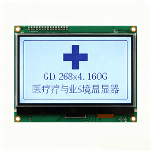 โมดูลจอแสดงผลกราฟิก TFT COG ขนาด 128x64 แบบกำหนดเอง พร้อมการออกแบบตัวเรือนที่เข้ากันได้กับชีววัสดุ สำหรับจอภาพทางการแพทย์ ใช้พลังงานต่ำ - Product Image 1
