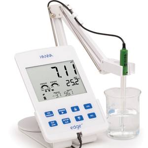 Italie <span class=keywords><strong>HANNA</strong></span> Nouveau et Original HI2002 Edge Grand Écran Plat <span class=keywords><strong>PH</strong></span>-ORP/mV-Thermomètre de YAMAT - Product Image 1