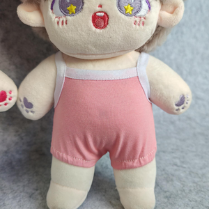 Yingii Adorable Peluche de 20 cm, Mini Pijama de Algodón Rosa para Muñecas de 7.8 Pulgadas, Decoración de Muñecas de Dibujos Animados, <span class=keywords><strong>Ropa</strong></span> Personalizada para Muñecas Pequeñas - Product Image 4